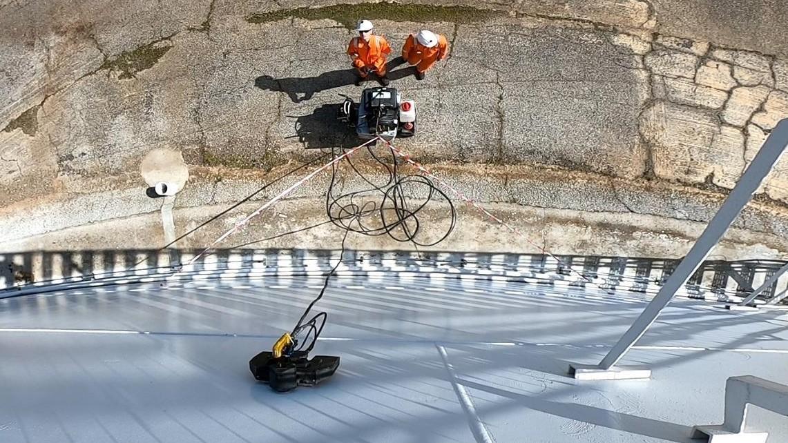 Photo Altiscan sur robe de bac