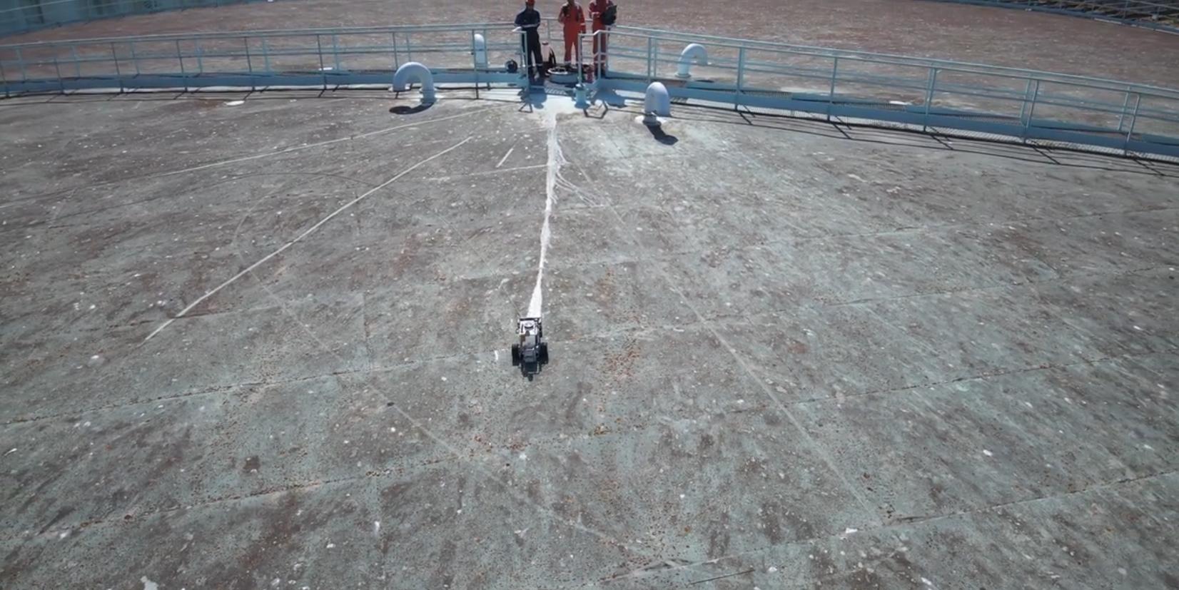 UT_Rover on floating roof