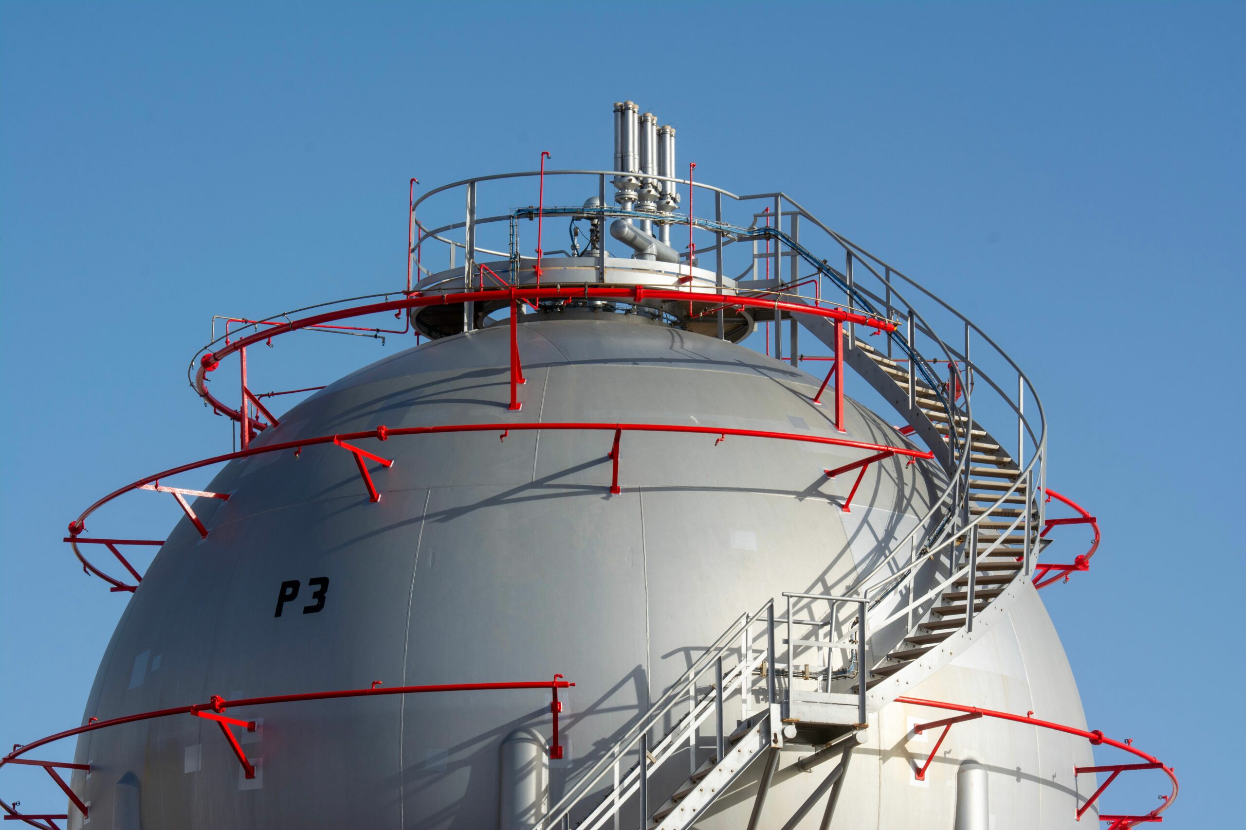 Sphère de stockage de gaz